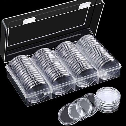 60pcs 40mm clear - 60pcs, capsules
