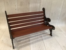 Garden Bench For Doll /teddy bear Cast Iron 