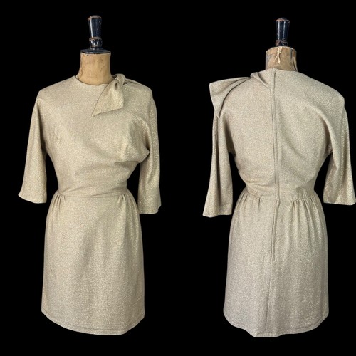Vintage gold lurex wool - vintage,