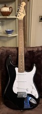 Aria Pro II Strat style black