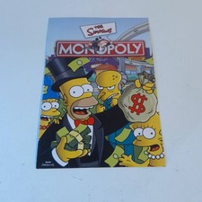 The Simpsons Monopoly Spares Instructions Replacements