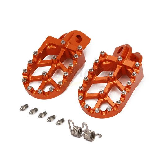 Ktm orange extra wide - ktm, footpegs