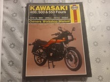 Kawasaki 400 500 550 Fours (79-91) Haynes Repair Manual GPz GT Z KZ ZR LTD FS38