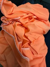 fluorescent orange horse hood