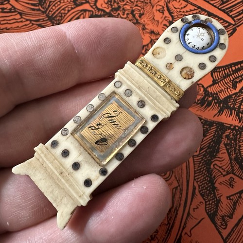 Antique sewing needle holder - antique,