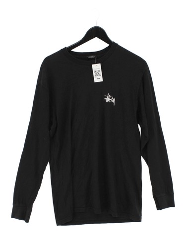 Stussy men shirt m - men's, black