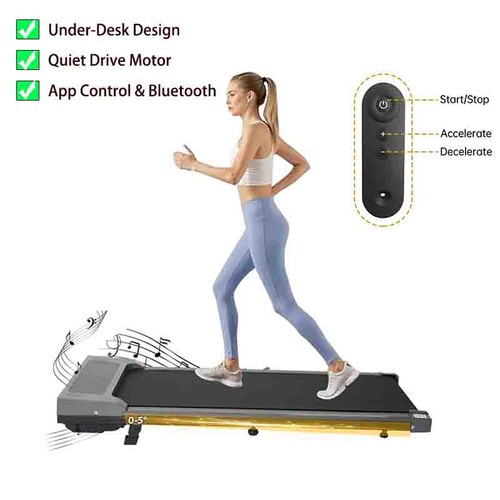 Treadmill with incline app - with,