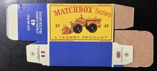 Matchbox #43 Aveling Barford