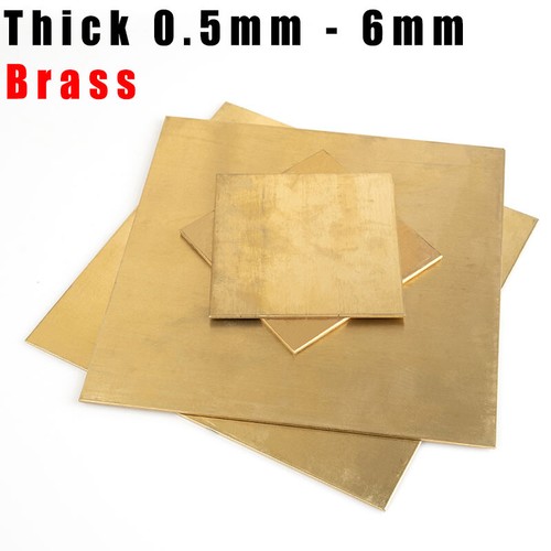 Brass sheet metal - brass, guillotine