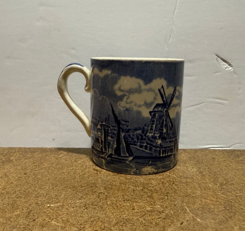 Vintage palissy pottery blue - vintage,