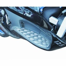 Pair of Almond-shaped Aluminum Footboards for Gilera 125 Runner VX 4T 2000-2005