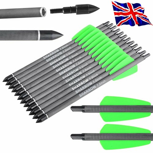 12x carbon arrows bolts - carbon,