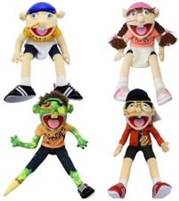 60cm Jeffy And Feebee Hand Puppet Fun Toys Large Soft Doll Plush Puppet Kids