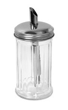 Glass sugar dispenser pourer - sugar, dispenser/pourer