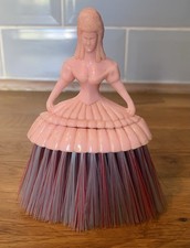Vintage Pink Crinoline Lady Crumb Brush