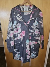 Joules Women's Floral Rain Coat UK