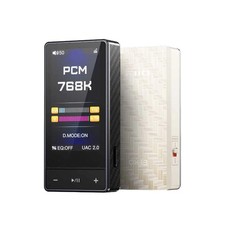 FiiO QX13 Portable DAC and Headphone Amplifier 3.5mm 4.4mm USB C Titanium Gold