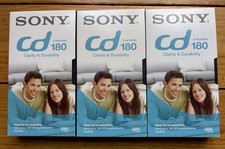 SONY E180 Blank VHS Video