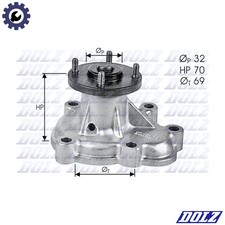 WATER PUMP ENGINE COOLING O131