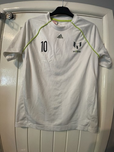 Boys white messi football - white,