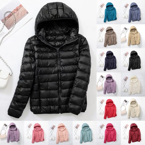 Ladies warm quilted puffer - quilted,