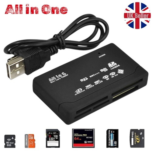 Memory card reader all - card, one