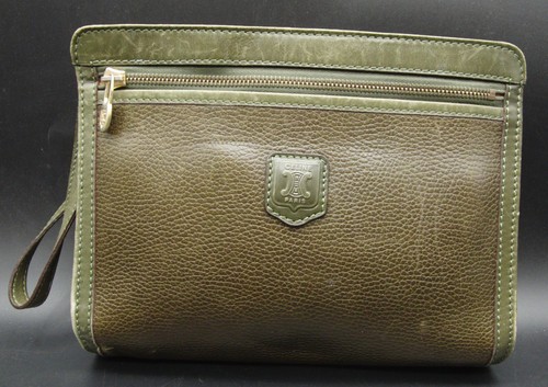 Celine paris leather clutch - paris,