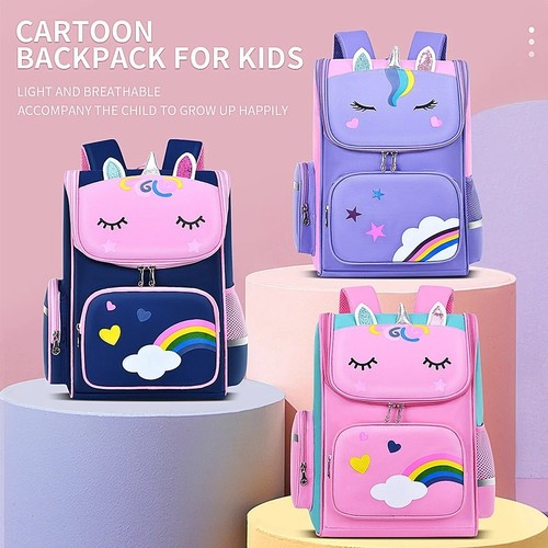 Girls backpack unicorn pink - backpack,