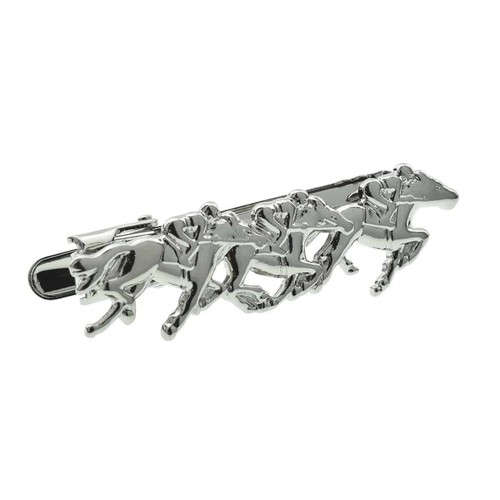 Horse racing design tie clip - horse,