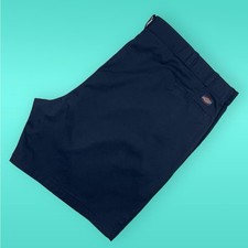 Dickies Workwear Navy Zip Fly Pocketed Shorts W56"