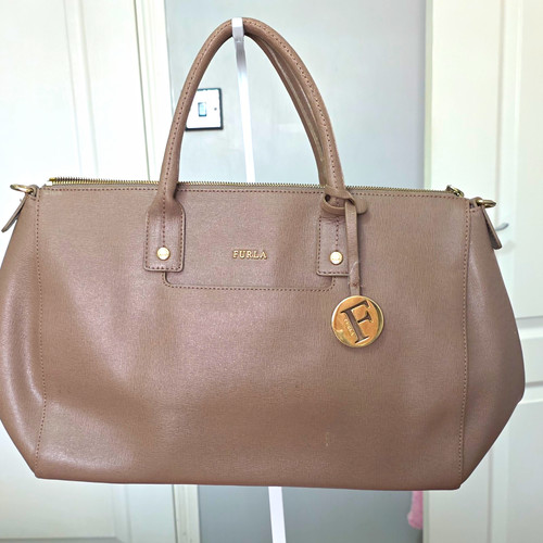 Furla andrea taupe leather - taupe,