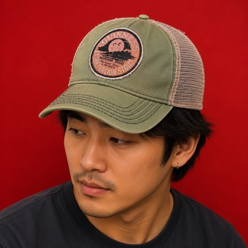 Guinness beer trucker hat ball - guinness,