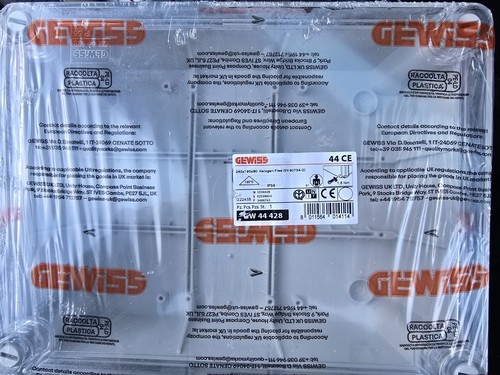 Gewiss 240x190x90 clear - gewiss,