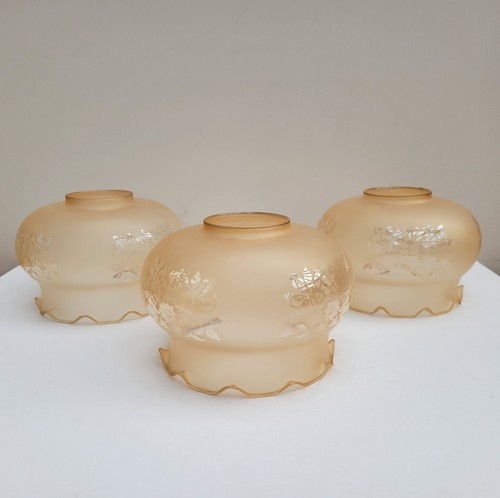 Vintage glass lampshades - 3,