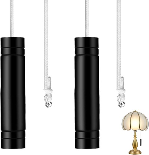 Black bathroom light pull - black,