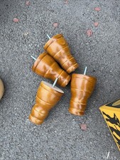 Four Reclaimed Tetrad Legs For Stool Or Sofa Screw In