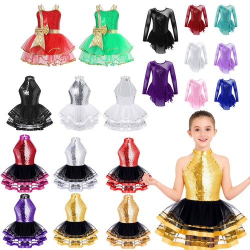 Kid girls sequins leotard - sequins,