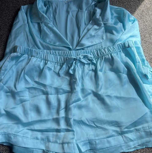 Primark baby blue satin - primark, short
