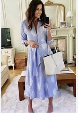 Zara Long Midi Shirt Dress
