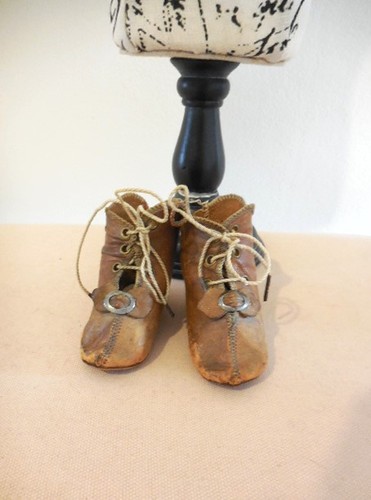 Stunning antique leather - antique, boots