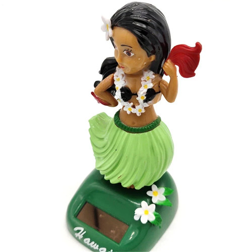 Hawaiian hula girl car auto - hawaiian,