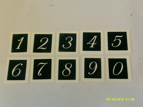 Giant numbers 0 9 - cm,