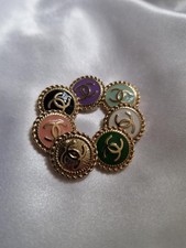 SET OF 7 CHANEL MULTICOLOURED