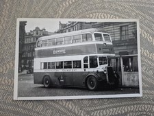 VINTAGE BUS PHOTOGRAPH  DUNDEE CORPERATION TRANSPORT  CROSSLEY DD42