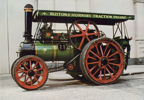 Industrial postcard traction - postcard,