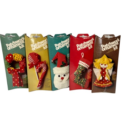 Patchwork ornament kit lot - ornament, of