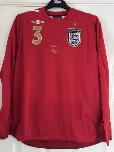 England match worn shirt - england,