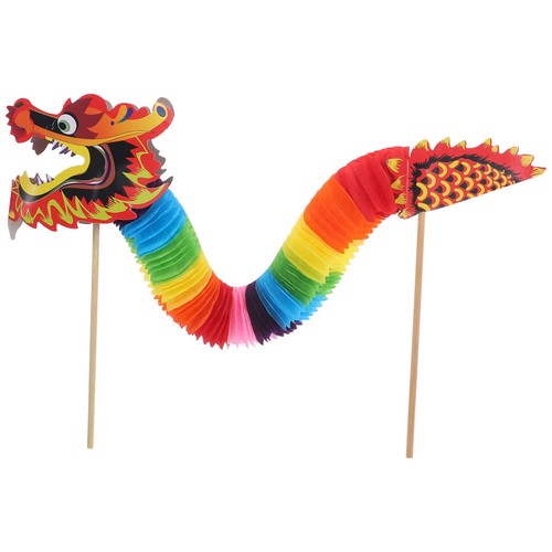 Chinese paper dragon puppet - dragon,