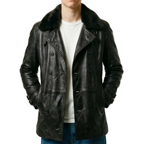 Re9 leon kennedy - black, leather