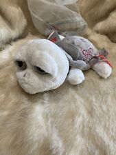 Rare Russ Berrie Platinum Edition SHNOWY Turtle Plush Soft Toy With Tags & Bag